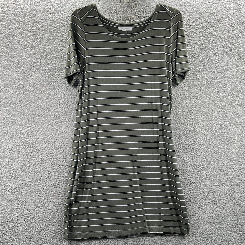 Talbots Womens Striped Dress M Preppy Classic Minimalist Casual Travel Everyday